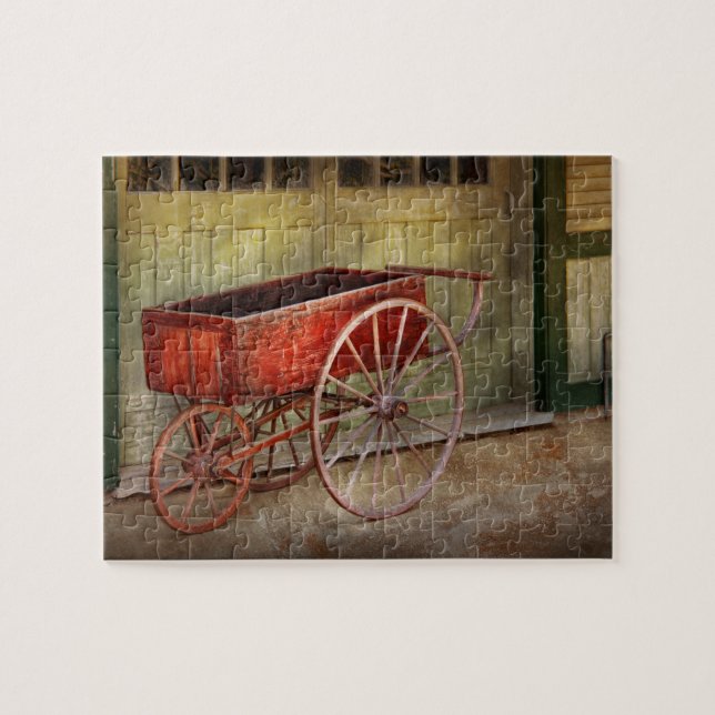 Puzzle Carro - Ese viejo carro rojo (Horizontal)