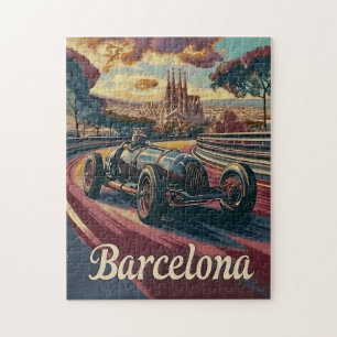 Puzzle Carro vintage de Barcelona