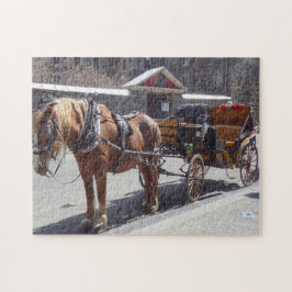 Puzzle Carruaje de Caballos Montreal.