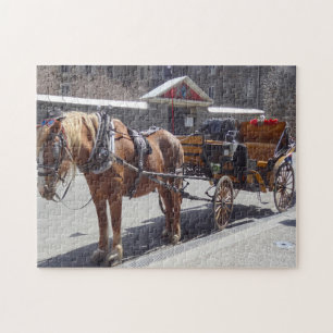 Puzzle Carruaje de Caballos Montreal.