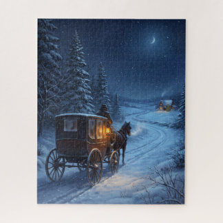 Puzzle Carruaje Victoriano de Nochebuena a Medianoche