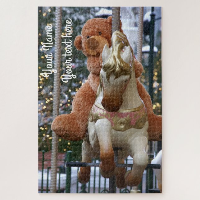 Puzzle Carrusel con Teddy Bear (Vertical)