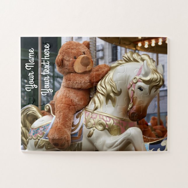 Puzzle Carrusel con Teddy Bear (Horizontal)