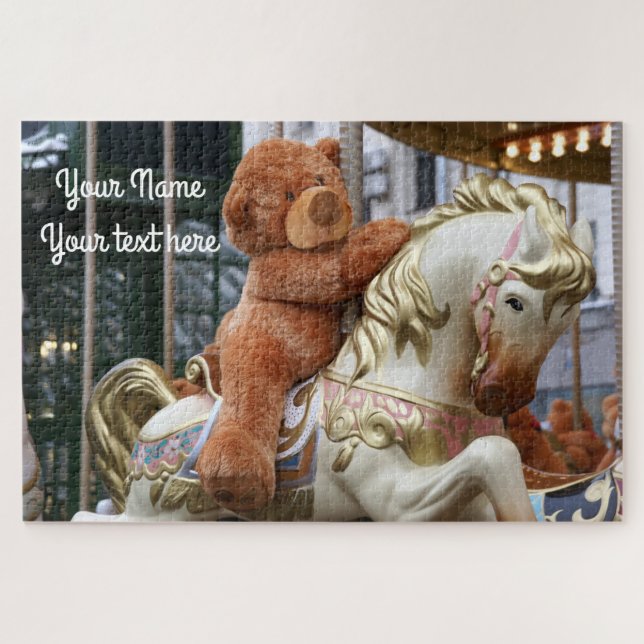Puzzle Carrusel con Teddy Bear (Horizontal)