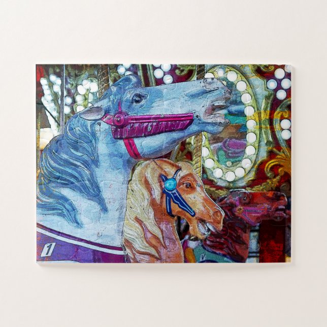 Puzzle Carrusel Horse Race (Horizontal)