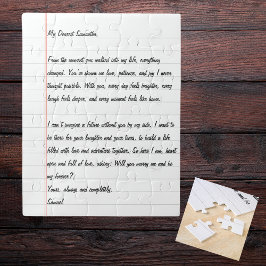 Puzzle Carta de propuesta de sorpresa