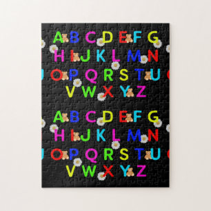 Puzzle Cartas alfabetas de ABC