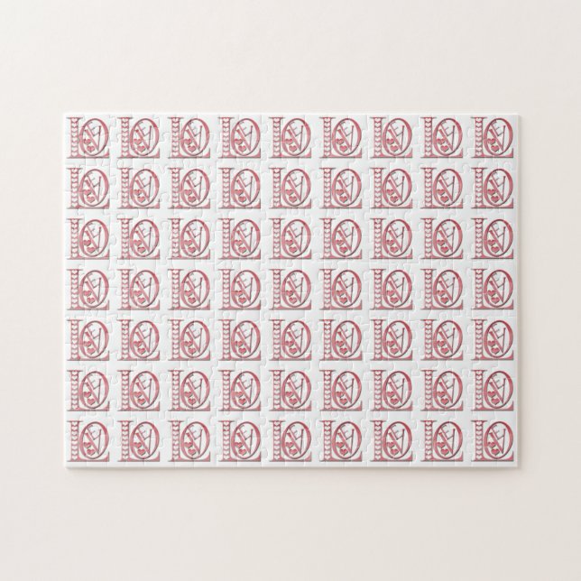 Puzzle Cartas de amor con corazón de Shirley Taylor (Horizontal)