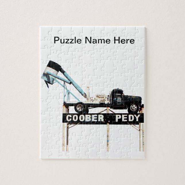 Puzzle Cartel de bienvenida de Coober Pedy Opal Mining Tr (Vertical)