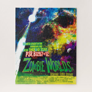 Puzzle Cartel de Mundos Zombie de la Oficina de Viajes de