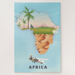 Puzzle Cartel de viaje a África
