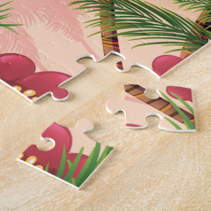 Puzzle Cartel de viaje a la playa Mazatlán México