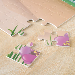 Puzzle Cartel de viaje de Treyarnon Bay, Cornwall