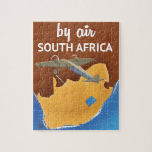 Puzzle Cartel de viaje vintage de Sudáfrica