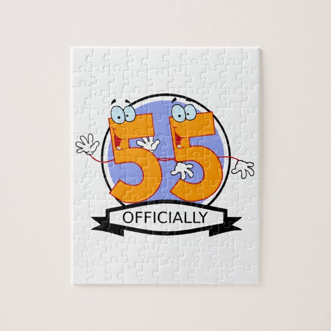 Puzzle Cartel oficial de 55 cumpleaños (Vertical)