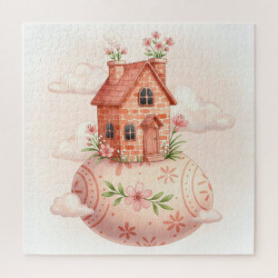 Puzzle Casa acogedora de Pascua