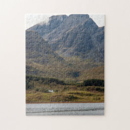 Puzzle Casa aislada en la isla de Skye en Escocia