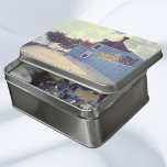 Puzzle Casa azul en Zaandam por Claude Monet<br><div class="desc">La Casa Azul de Zaandam (1871) de Claude Monet es un bonito cuadro de arte del impresionismo vintage con una casa azul. Una familia está caminando por la calle cerca de las casas en un barrio tranquilo. La casa era una cerca y está en una calle bordeada de árboles en...</div>
