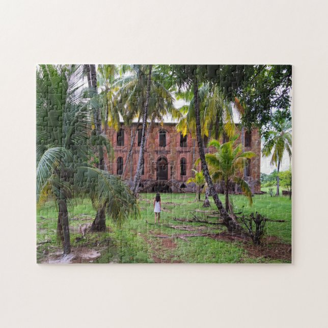 Puzzle Casa colonial Guyana. (Horizontal)