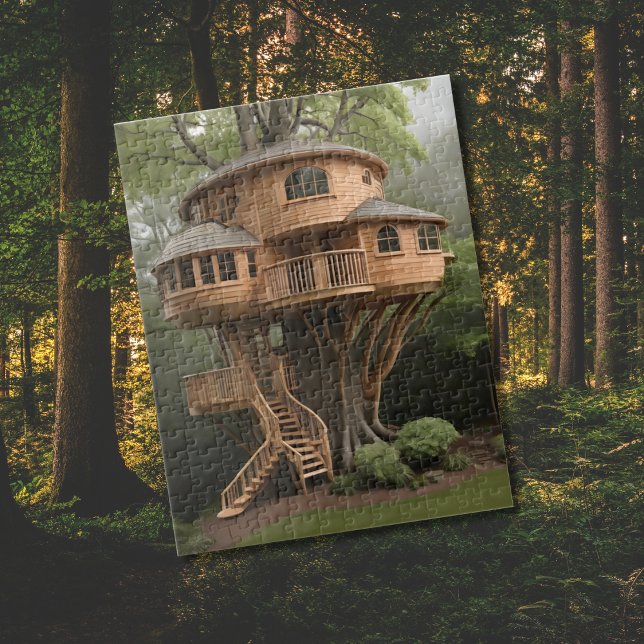 Puzzle Casa de árbol redonda (Subido por el creador)