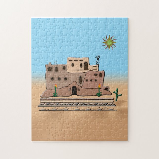 Puzzle Casa de arcilla (Vertical)