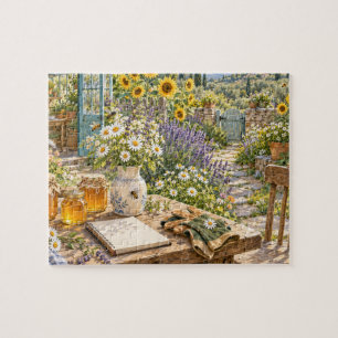 Puzzle Casa de campo de abeja melífera soleada
