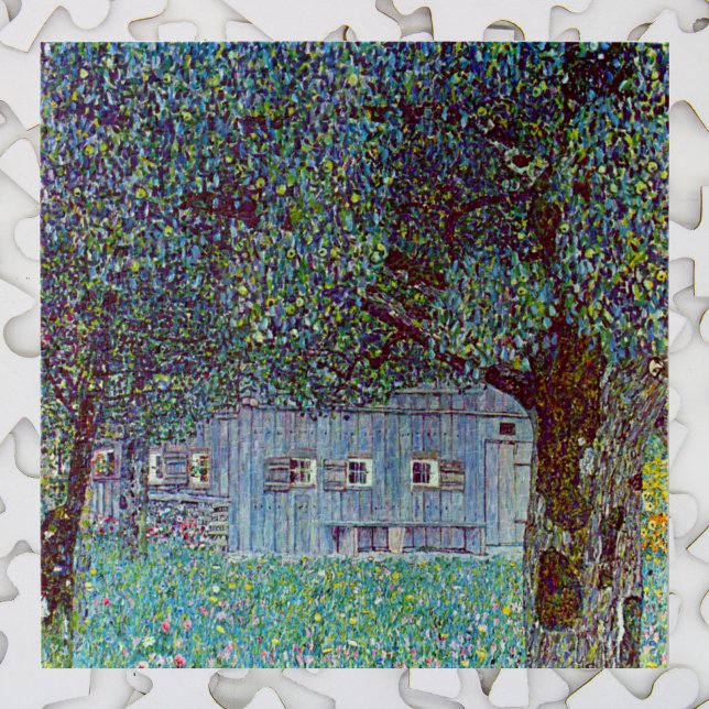 Puzzle Casa de campo en la Alta Austria, por Gustav Klimt (Subido por el creador)
