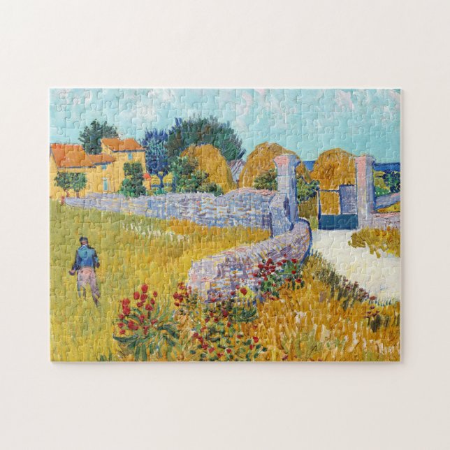 Puzzle Casa de campo en la Provenza Vincent van Gogh Pain (Horizontal)