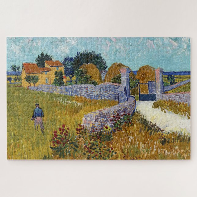 Puzzle Casa de campo en Provenza (1888) por Vincent Van G (Horizontal)