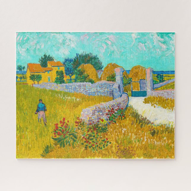 Puzzle Casa de campo en Provenza por Vincent van Gogh (Horizontal)