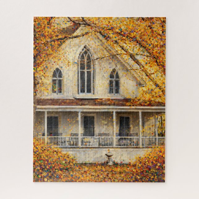 Puzzle Casa de carpintero de fantasía neogótica (Vertical)