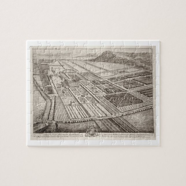 Puzzle Casa de Chatsworth, asiento de Guillermo Cavendish (Horizontal)