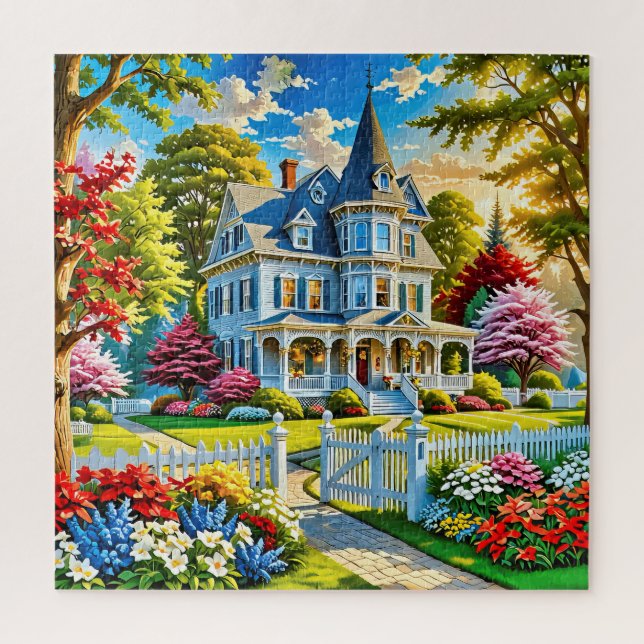 Puzzle Casa de estilo victoriano (Vertical)