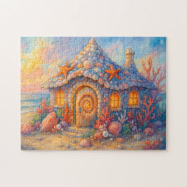 Puzzle Casa de la Costa de Coral de la Cabaña de Conchas 
