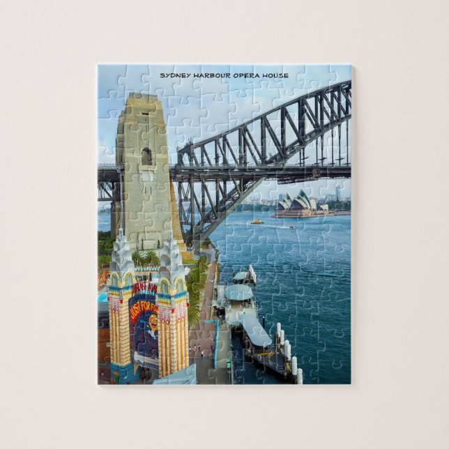 Puzzle Casa de la Ópera del Puerto de Sydney Australia (Vertical)