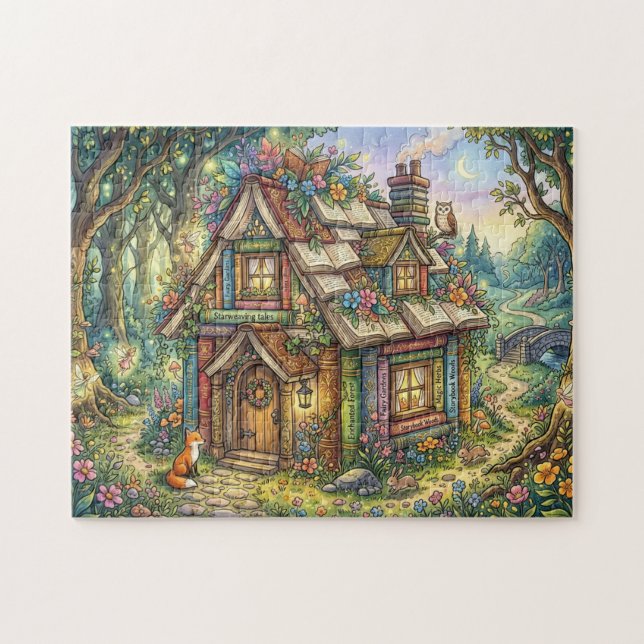 Puzzle Casa de Libros Encantada (Horizontal)