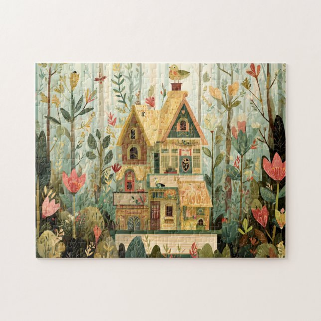 Puzzle Casa de Libros Encantada (Horizontal)