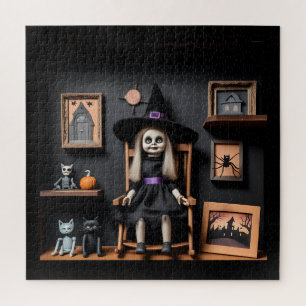 Puzzle Casa de muñecas maldecidas de bruja