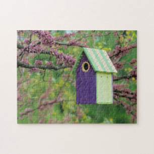 Puzzle Casa de Pájaros en un Árbol Redbud