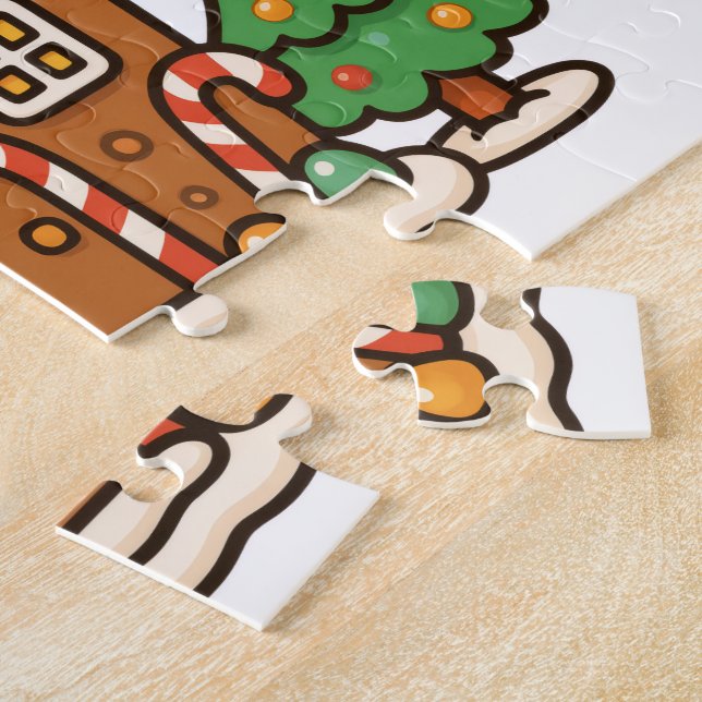 Puzzle Casa de Pan de Jengibre (Lado)