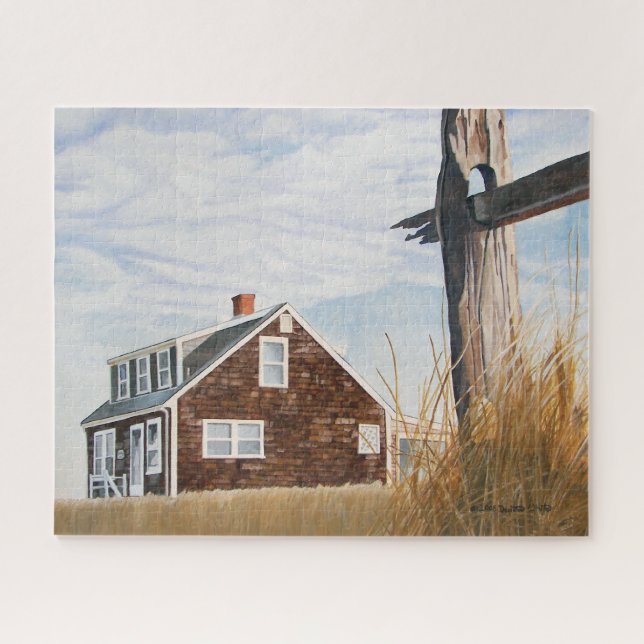Puzzle Casa de Playa al Amanecer (Horizontal)