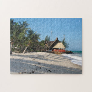 Puzzle Casa de playa en Kenia.