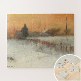 Puzzle Casa en Montclair, arte de George Innes