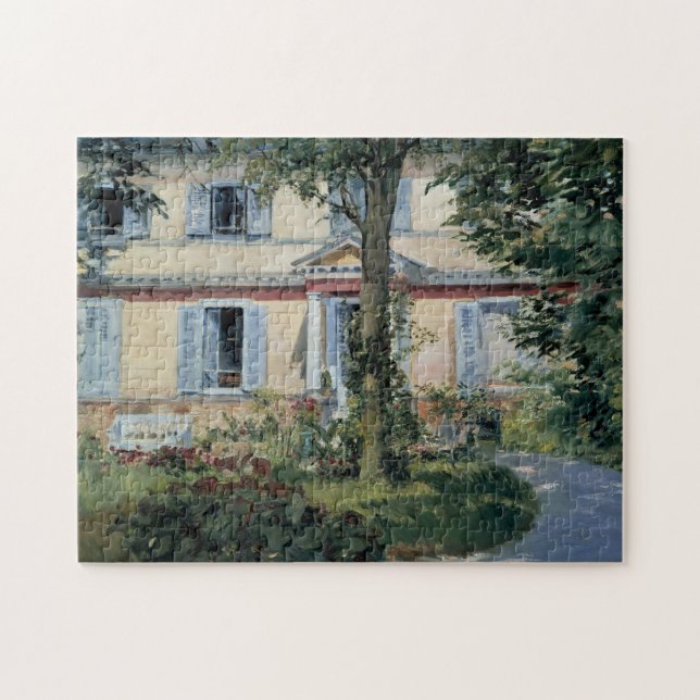 Puzzle Casa en Rueil de Eduardo Manet (Horizontal)