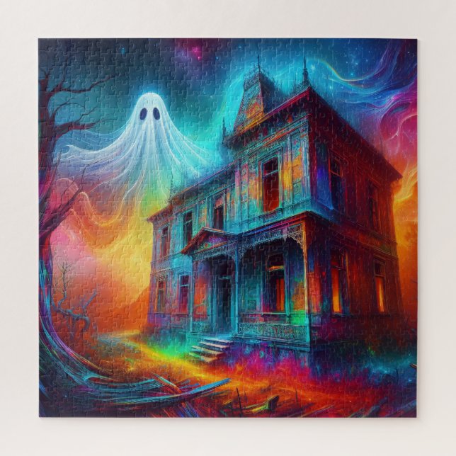 Puzzle Casa fantasma y embrujada (Vertical)