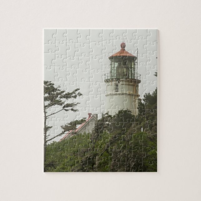Puzzle Casa ligera principal de Heceta, Oregon (Vertical)