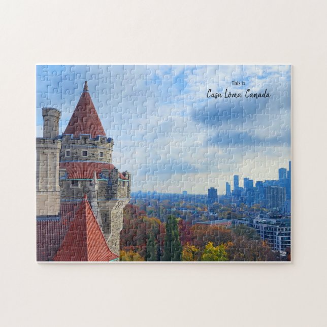 Puzzle Casa Loma View, Toronto, Canadá (Horizontal)