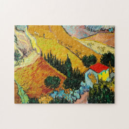 Puzzle Casa paisajista y florido Vincent Van Gogh