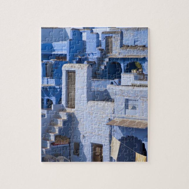 Puzzle Casa pintada de azul tradicional, Jodphur (Vertical)