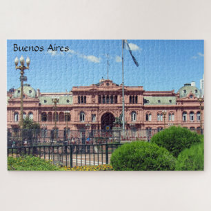 Puzzle casa rosada